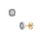 ARETES DE ORO BLANCO Y AMARILLO CON DIAMANTES ER01720E-WY - Envío Gratuito