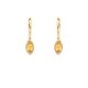 ARETES DE ORO AMARILLO DE CON DIAMANTES Y CITRINA 10334W-CT4YV - Envío Gratuito