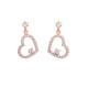 ARETES DE ORO ROSA CON ZIRCONIAS EZ8002.OR.000.08 - Envío Gratuito