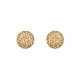 ARETES DE ORO AMARILLO CON DIAMANTES B1291-E - Envío Gratuito