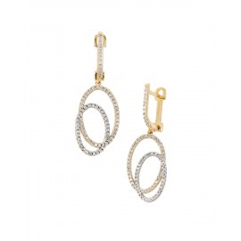 ARETES DE ORO AMARILLO CON ZIRCONIAS RKP00259-Y