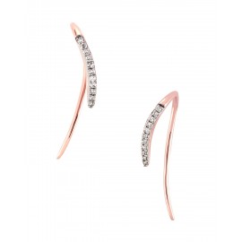 ARETES DE ORO ROSA CON DIAMANTES 16977E1WD4RV