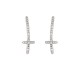 ARETES DE ORO BLANCO CON DIAMANTES 14758E-WD4WV - Envío Gratuito