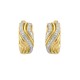 ARETES DE ORO AMARILLO CON DIAMANTES 15046W-WD4YV - Envío Gratuito