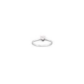 ANILLO SOLITARIO DE ORO BLANCO B4241-B - Envío Gratuito