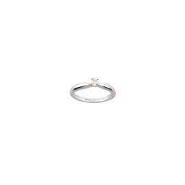 ANILLO SOLITARIO DE ORO BLANCO B2088B-12 - Envío Gratuito