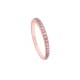 CHURUMBELA DE ORO ROSA CON DIAMANTES E52-RBAND29D3P - Envío Gratuito