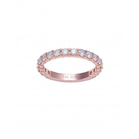 CHURUMBELA DE ORO ROSA CON DIAMANTES L47367 - Envío Gratuito