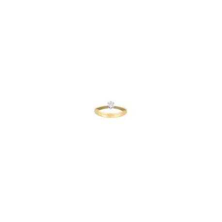 ANILLO SOLITARIO DE ORO AMARILLO Y BLANCO 551BIC-25 - Envío Gratuito