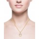 DIJE DE ORO BICOLOR CON ZIRCONIAS CA057B-YW - Envío Gratuito