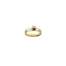 ANILLO SOLITARIO DE ORO BLANCO Y AMARILLO SB149034410