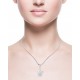 DIJE DE ANGEL EN ORO BLANCO CON ZIRCONIAS ART3564W-24 - Envío Gratuito