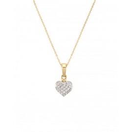 DIJE DE CORAZÓN EN ORO AMARILLO PLATINADO CON DIAMANTES BD-AJP07515Y