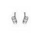 ARETES DE ORO BLANCO CON DIAMANTES Y PERLA 12112W-WP4WT - Envío Gratuito