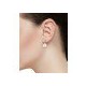 ARETES DE ORO BLANCO CON DIAMANTES Y PERLA 14324W-WPWV - Envío Gratuito