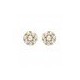 ARETES DE ORO AMARILLO CON DIAMANTES Y PERLA 13594W-WP4YT - Envío Gratuito