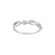 ANILLO DE ORO BLANCO CON DIAMANTES RG03613-W - Envío Gratuito