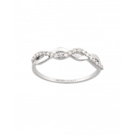 ANILLO DE ORO BLANCO CON DIAMANTES RG03613-W