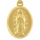 MEDALLA IMAGEN VIRGEN DE GUADALUPE EN ORO AMARILLO ME14-YOV3VG - Envío Gratuito