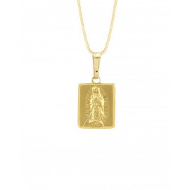 MEDALLA IMAGEN VIRGEN DE GUADALUPE EN ORO AMARILLO ME14-YCU1VG