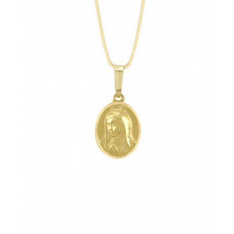 MEDALLA IMAGEN VIRGEN DE GUADALUPE BUSTO EN ORO AMARILLO ME14-YOV1GB - Envío Gratuito