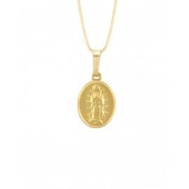 MEDALLA IMAGEN VIRGEN DE GUADALUPE EN ORO AMARILLO ME14-YOV1VG - Envío Gratuito