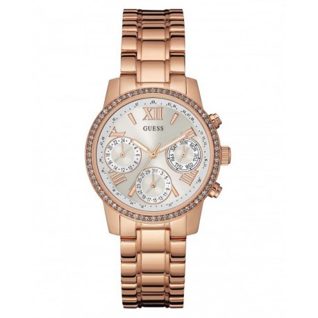 RELOJ GUESS MINI SUNRISE ROSE GOLG-TONE PARA DAMA W0623L2 - Envío Gratuito