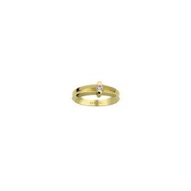 ANILLO SOLITARIO DE ORO AMARILLO B020