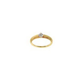 ANILLO SOLITARIO DE ORO AMARILLO B1952