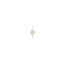 RELOJ DKNY CHAMBERS WHITE CERAMIC GOLD-TONE PARA DAMA NY2250 - Envío Gratuito