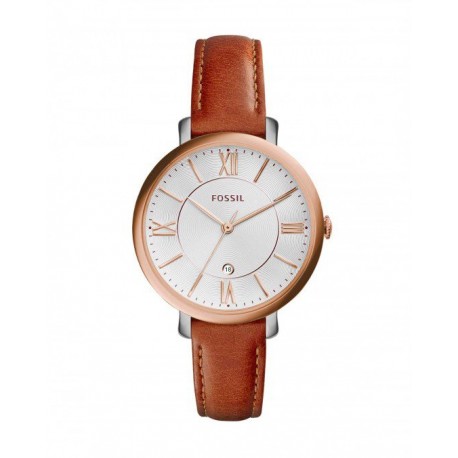 RELOJ FOSSIL JACQUELINE CEDAR LEATHER PARA DAMA ES3842 - Envío Gratuito