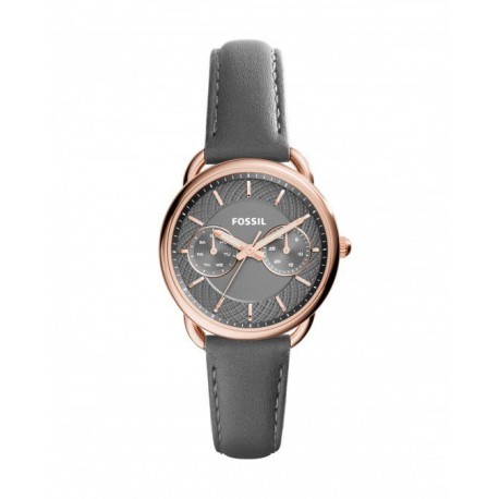 RELOJ FOSSIL TAILOR GRAY LEATHER STRAP PARA DAMA ES3913 - Envío Gratuito