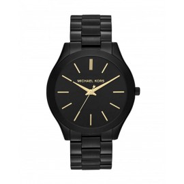 RELOJ MICHAEL KORS SLIM RUNWAY BLAK-TONE PARA DAMA MK3221 - Envío Gratuito