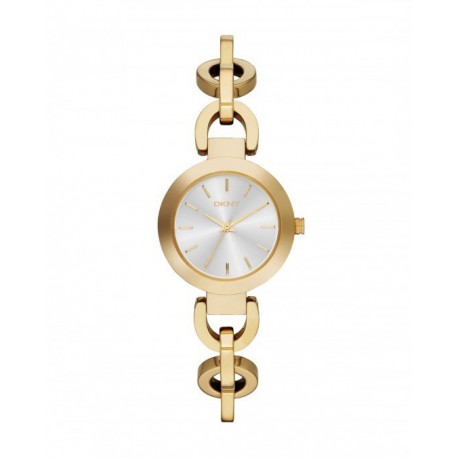 RELOJ DKNY STANHOPE GOLDTONE CHAIN LINK BRACALET PARA DAMA NY2134 - Envío Gratuito