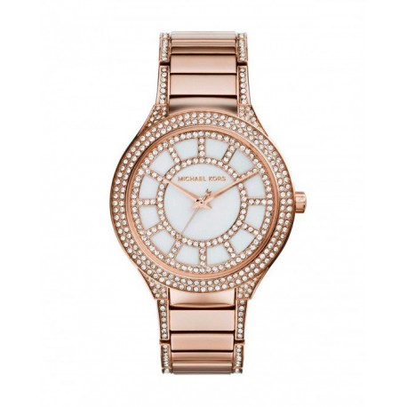 RELOJ MICHAEL KORS KERRY PAVÉ ROSE GOLD-TONE PARA DAMA MK3313 - Envío Gratuito