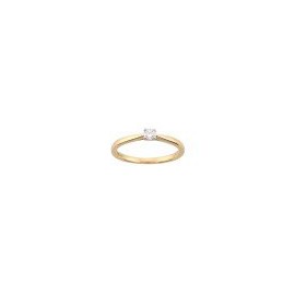 ANILLO SOLITARIO DE ORO AMARILLO RS0123Y - Envío Gratuito