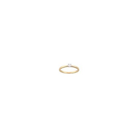 ANILLO SOLITARIO DE ORO AMARILLO RS0123Y - Envío Gratuito