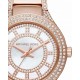 RELOJ MICHAEL KORS MINI KERRY ROSE GOLD PARA DAMA MK3443 - Envío Gratuito