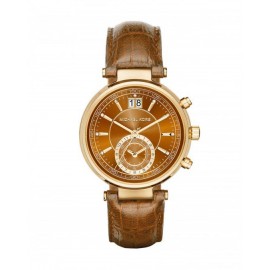 RELOJ MICHAEL KORS SAWYER AMBER SUNRAY PARA DAMA MK2424