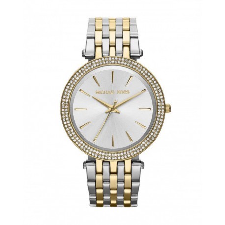 RELOJ MICHAEL KORS DARCI SILVER DIAL TWO-TONE PARA DAMA MK3215 - Envío Gratuito