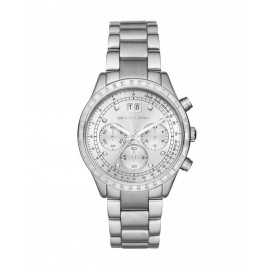 RELOJ MICHAEL KORS BRINKLEY CHRONOGRAPH SILVER DIAL PARA DAMA MK6186 - Envío Gratuito