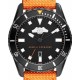 RELOJ AX BLACK DIAL ORANGE NYLON PARA CABALLERO AX1705 - Envío Gratuito