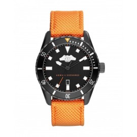 RELOJ AX BLACK DIAL ORANGE NYLON PARA CABALLERO AX1705 - Envío Gratuito