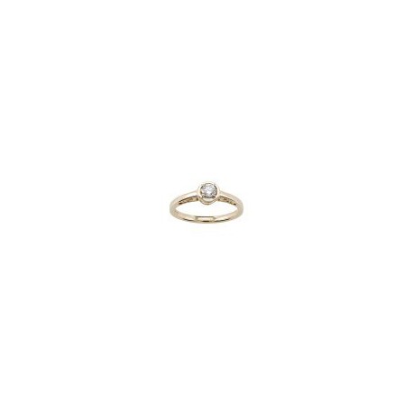 ANILLO SOLITARIO DE ORO AMARILLO RS0153Y - Envío Gratuito