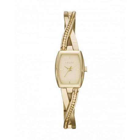 RELOJ DKNY CROSSWALK CHAMPAGNE PARA DAMA NY2237 - Envío Gratuito