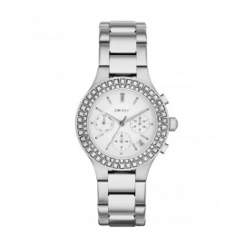 RELOJ DKNY CHAMBERS SILVER DIAL PARA DAMA NY2258 - Envío Gratuito