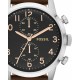 RELOJ FOSSIL TOWNSMAN CHRONOGRAPH BROWN LEATHER  PARA CABALLERO FS4873 - Envío Gratuito