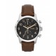 RELOJ FOSSIL TOWNSMAN CHRONOGRAPH BROWN LEATHER  PARA CABALLERO FS4873 - Envío Gratuito