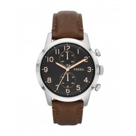 RELOJ FOSSIL TOWNSMAN CHRONOGRAPH BROWN LEATHER  PARA CABALLERO FS4873 - Envío Gratuito