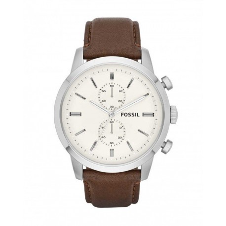 RELOJ FOSSIL TOWNSMAN CHRONOGRAPH BROWN LEATHER PARA CABALLERO FS4865 - Envío Gratuito